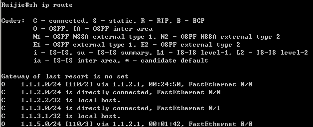 实验九：OSPF基本配置_交换机_17