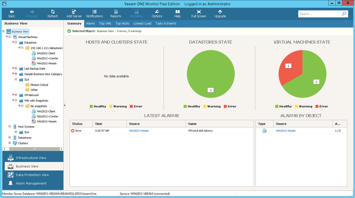 Veeam One Free Edition 9.5 试用_VEEAM_33