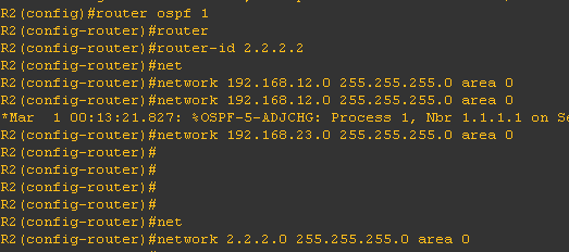 单区域 OSPF    实验 1:点到点链路上的 OSPF_路由器_03