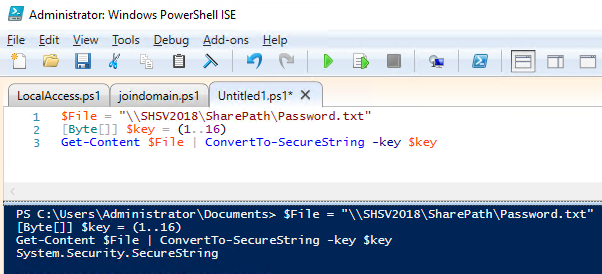 PowerShell实现自动化加域并加密凭据_Power