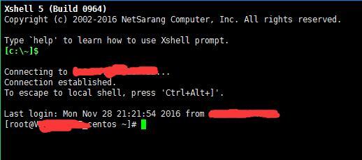 使用Xshell连接远程CentOS服务器_服务器_04