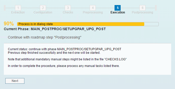 SAP ECC6.0迁移升级到EHP6 on HANA过程_迁移升级_69