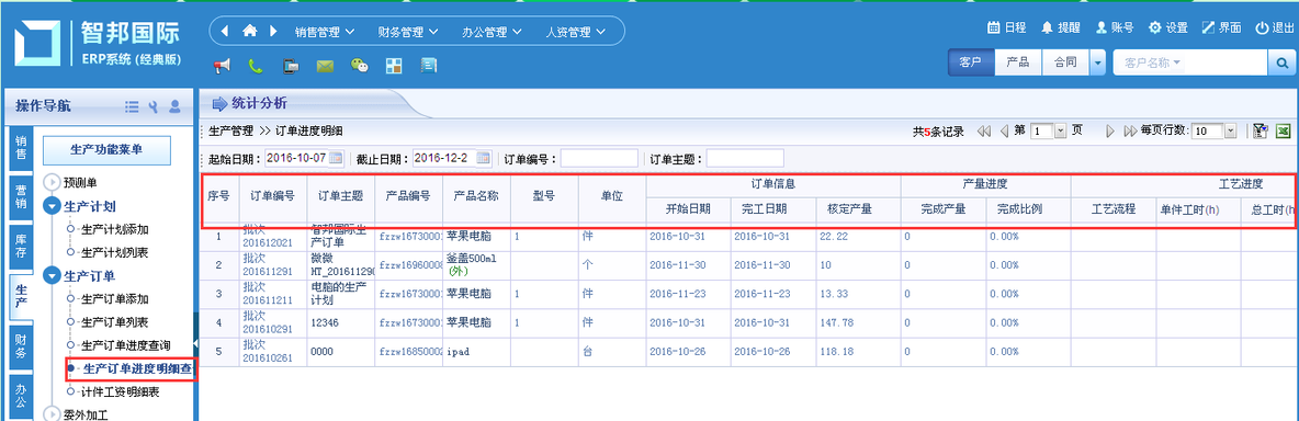 智邦国际ERP如何提高生产订单管理效率_生产订单管理_04