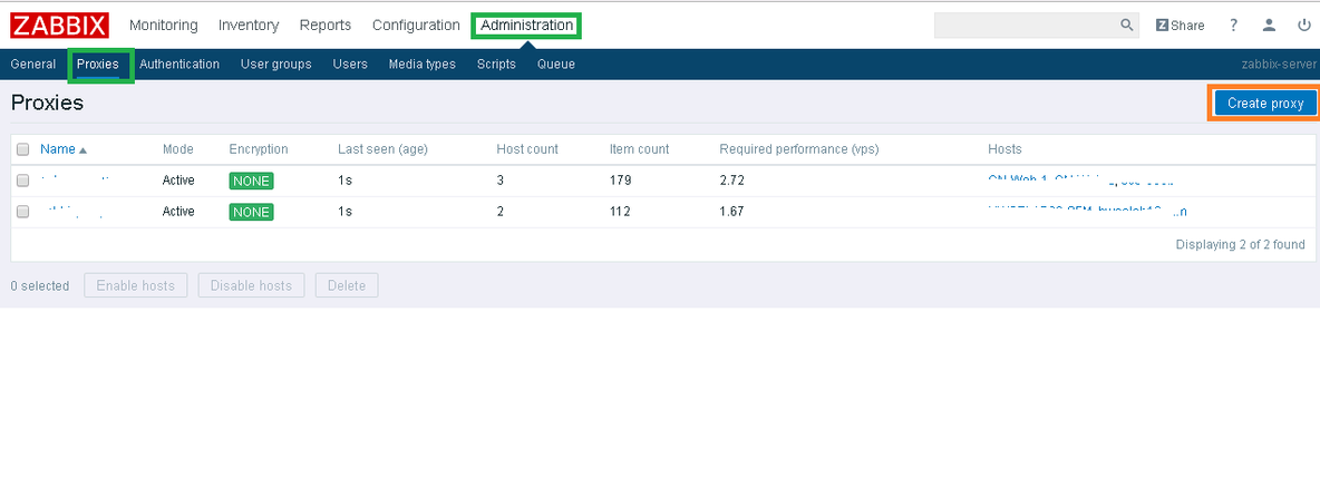 RHEL 7.2 搭建配置Zabbix proxy _监控_03