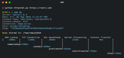 httpstat：一个检查网站性能的 curl 统计分析工具_curl 统计分析工具_02