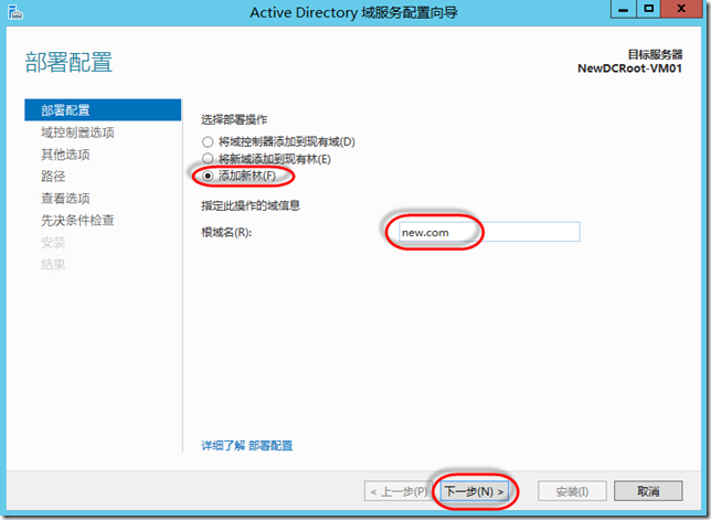 创建Windows Server 2012 R2林和域控制器_创建林 创建域 Windows Serv_13