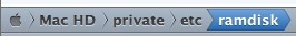 【无所不能的脚本】mac下的ramdisk_ramdisk