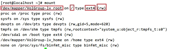 linux文件系统的挂载和自动挂载_根目录