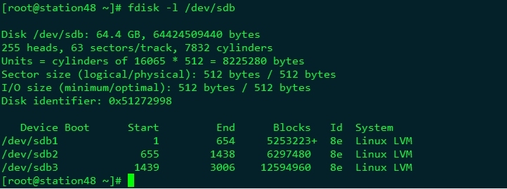 Linux中操作lvm_逻辑盘