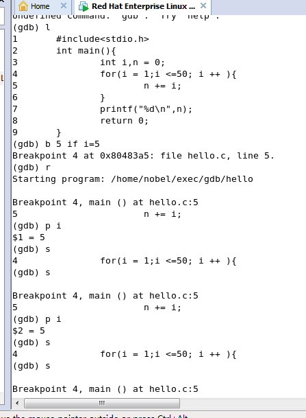 linux gdb 条件断点_程序