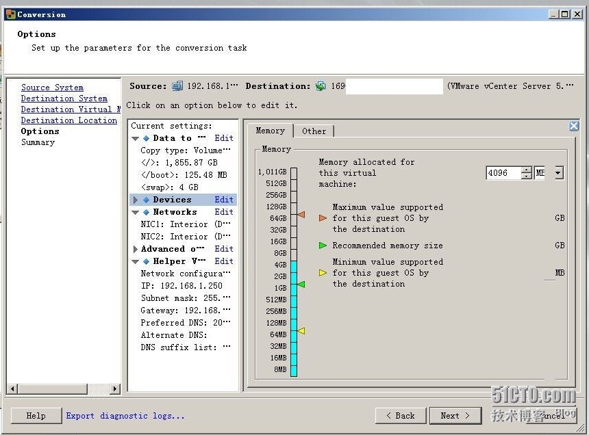 vCenter Converter Standalone 5.5 P2V抓取实验_vsphere vmware 5.5 P_03