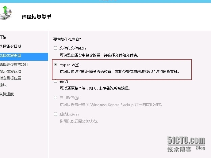 windows server backup 功能还原虚拟机_虚拟主机_05