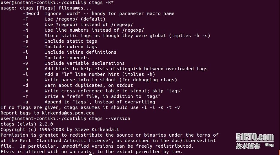  ctags2.2  无-R参数选项且 不能递归生成索引文件_Ubuntu_02