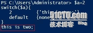 Windows脚本初探之PowerShell流程控制switch_switch
