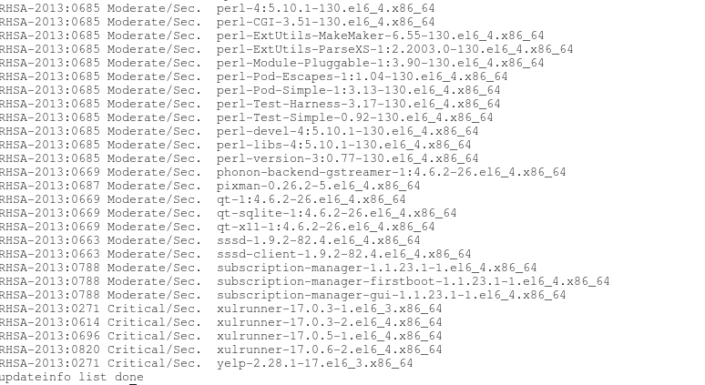 RH413 UNIT 1 TRACKING SECURITY UPDATES_CVE、RHSA、_06