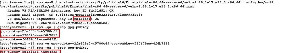 RHEL413--在RHEL6.4下效验软件包的完整性_Linux系统下软件包完整性验证、GPG_08