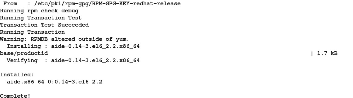 RH413--用AIDE监控文件的改变_RH413_03