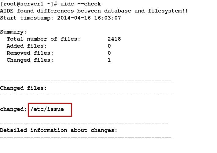 RH413--用AIDE监控文件的改变_rh413_12