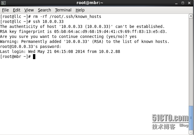 ssh连接错误的解决办法_ WARNING: REMOTE HOS_03