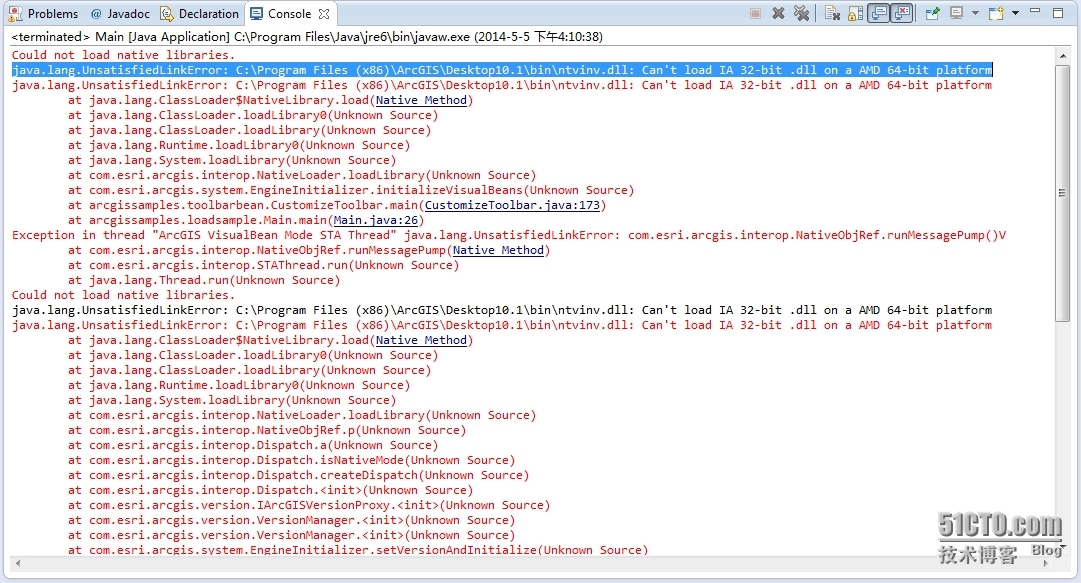 java.lang.UnsatisfiedLinkError: **\ntvinv.dll: Can't load IA 32-bit .dll on a AMD 64-bit platfor_Engine