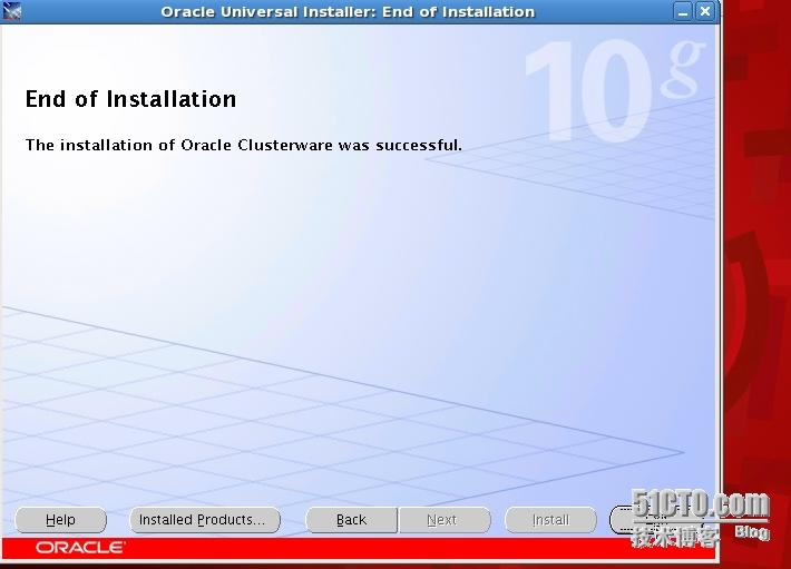 RedHat EL5 安装Oracle 10g RAC之--CRS 安装_Oracle_14