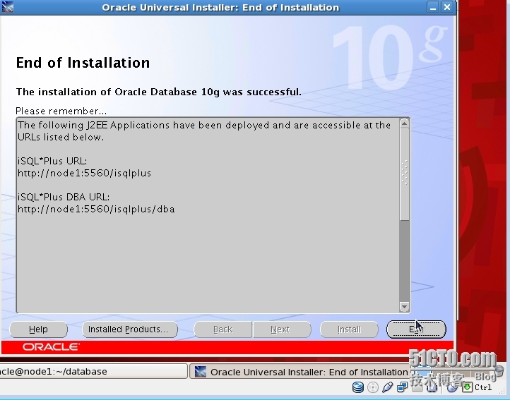 RedHat EL5 安装Oracle 10g RAC之--Oracle软件安装_Oracle_08