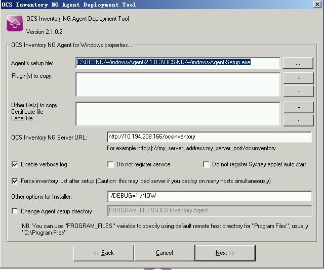 OCS Inventory NG之在windows 系统下AGENT的批量部署_OCS Inventory NG Age_05