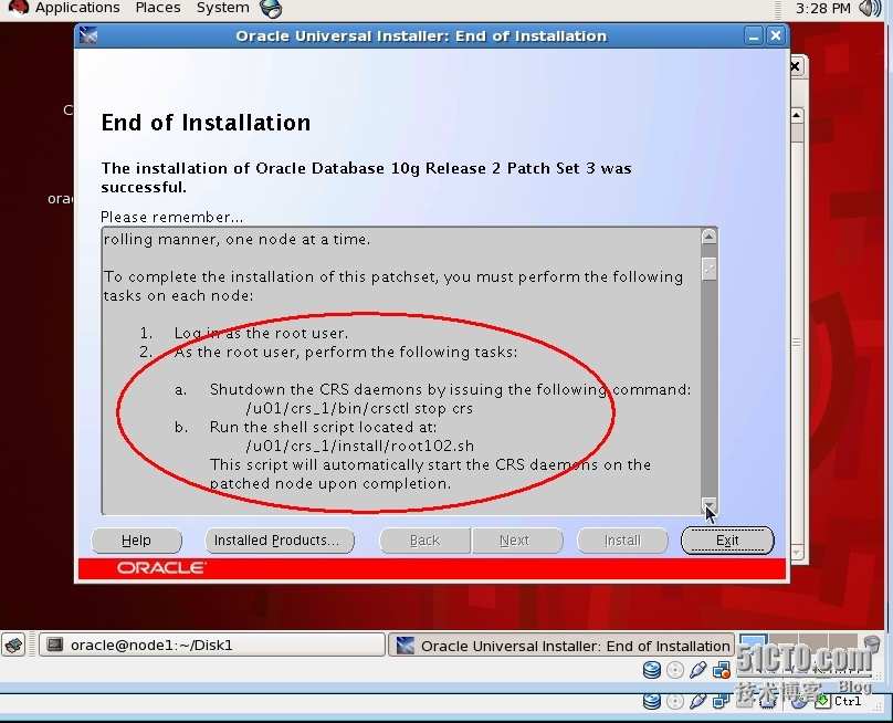 Oracle 10g RAC 升级（CPU Update）之--升级CRS_Oracle_06