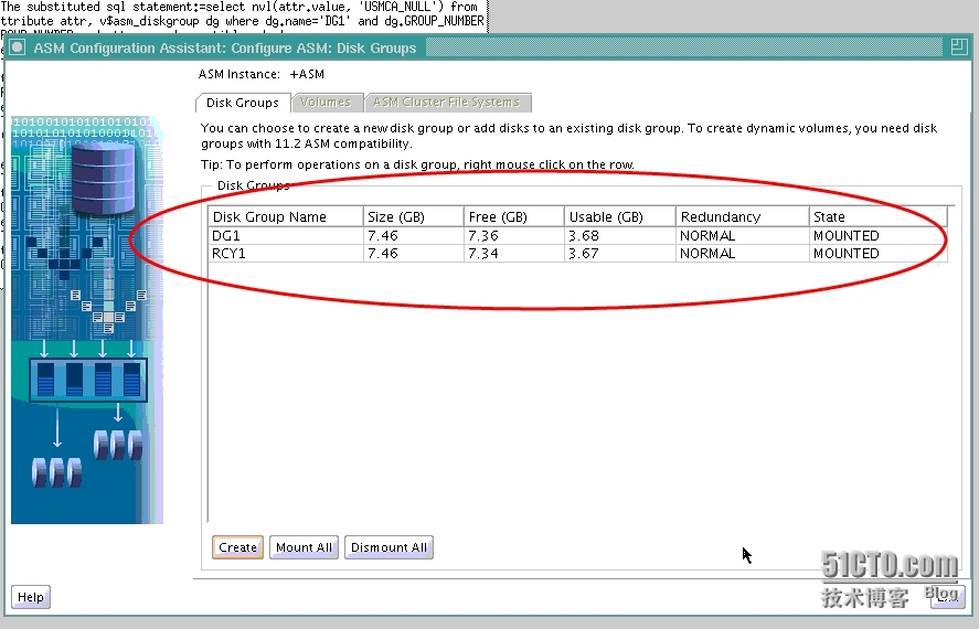 Oracle DataBase单实例使用ASM案例(2)--Oracle 11g之建库_Oracle_05