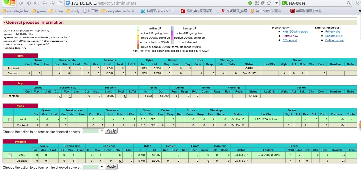 双haproxy+双Keepalive实现高可用+动静分离_haproxy_06