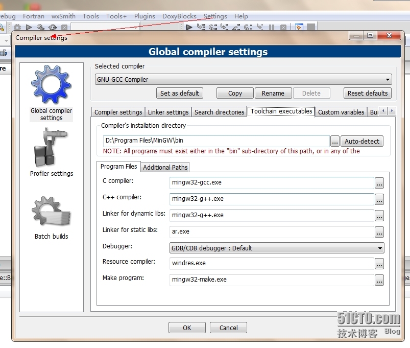 MinGW+CodeBlocks安装设置_MinGW_06