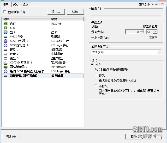 VMWARE  ESXI 5.1 创建虚拟共享磁盘_虚拟共享盘_06