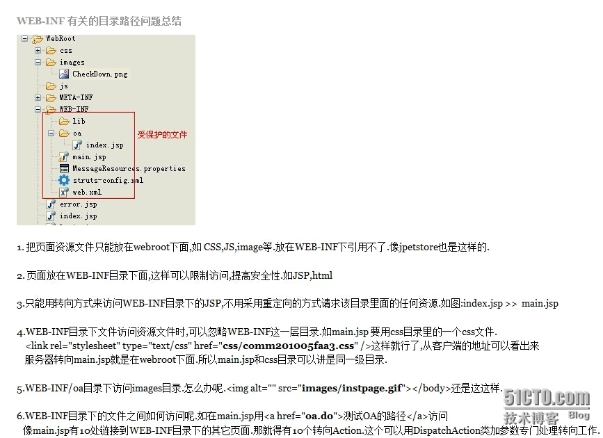 WEB-INF有关的目录路径问题总结_WEB-INF有关的目录路径