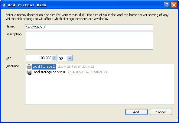 XenServer部署系列之03——添加本地存储_虚拟化_11