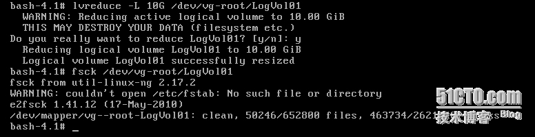 redhat6  lvm 下缩小根分区_根收缩_06