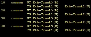 华为链路捆绑，Hybrid-VLAN，DHCP,浮动路由，三层交换_技术_09