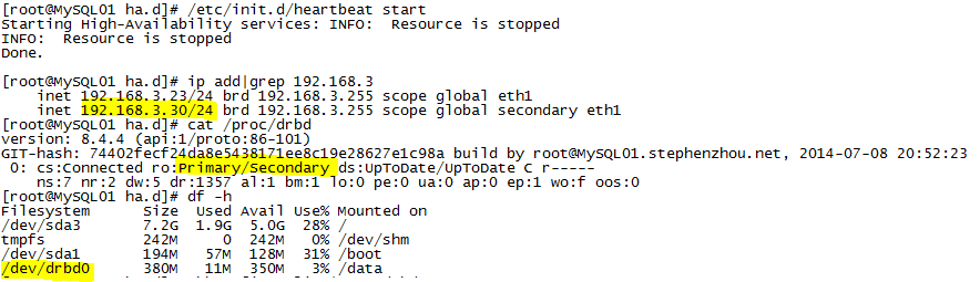 Heartbeat+DRBD实现文件高可用_heartbeat_04