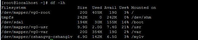 Linux下的LVM创建以及Linux快照卷_lv_15