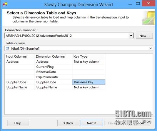 使用SSIS Slow Changing Transformation组件管理缓慢变化维 _SSIS Slow Changing T_02