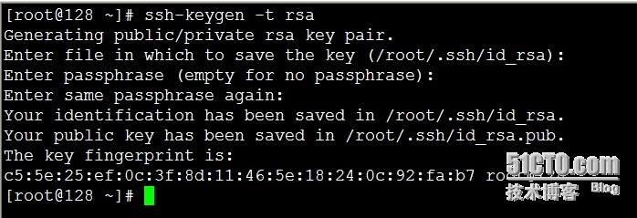 建立两台linux信任关系（scp时不用输入验证信息）_信任关系_02