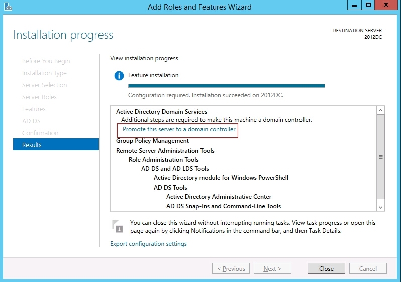 Windows Server 2012 R2安装AD DS服务_domain Controller_11