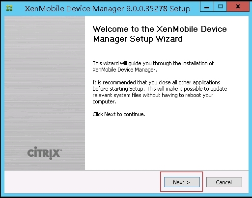 XenMobile 9.0 PoC环境搭建一：安装XM Device Manager Server_ Citrix_02