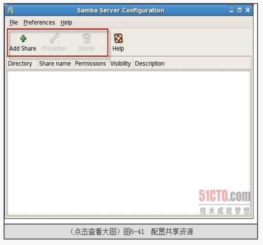 Linux -- 图形界面配置Samba；system-config-samba工具_管理工具_04