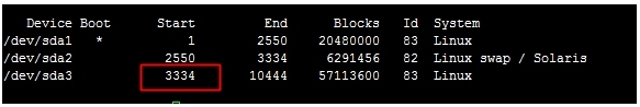 Centos Ext4 非LVM扩展分区_ 扩展分区_03