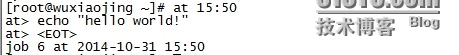linux at和crontab命令_crontab