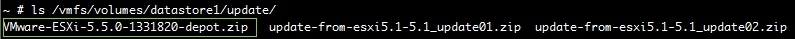 ESXI 通过esxcli命令行本地升级 从5.1 U2 升级到 5.5_esxcli  5.1升级5.5_02