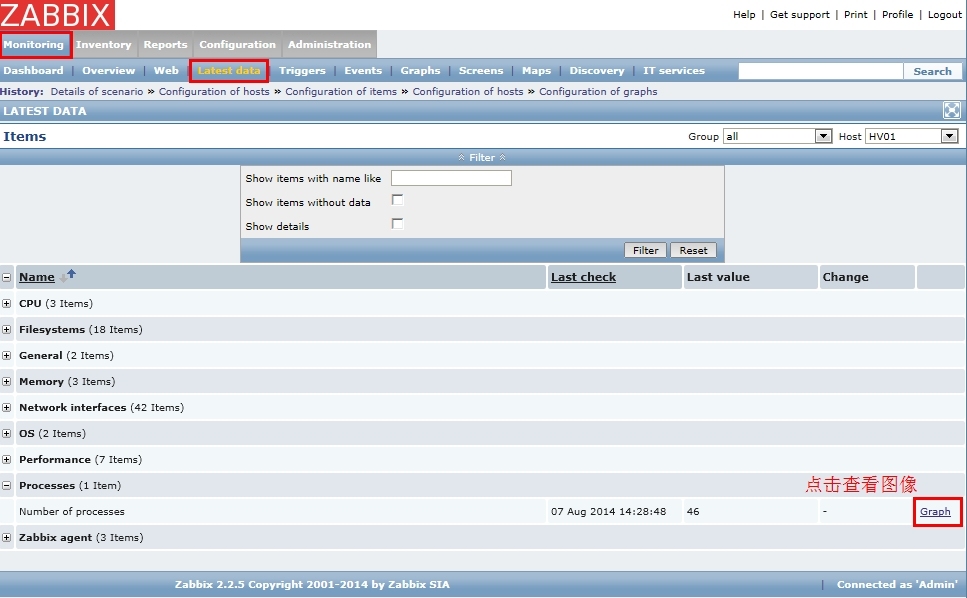 Zabbix监控(四)：添加图像Graphs_zabbix_02