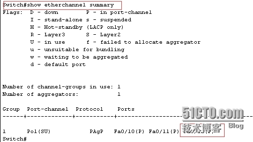 思科 Cisco Packet Tracer 配置 链路捆绑_链路捆绑_05