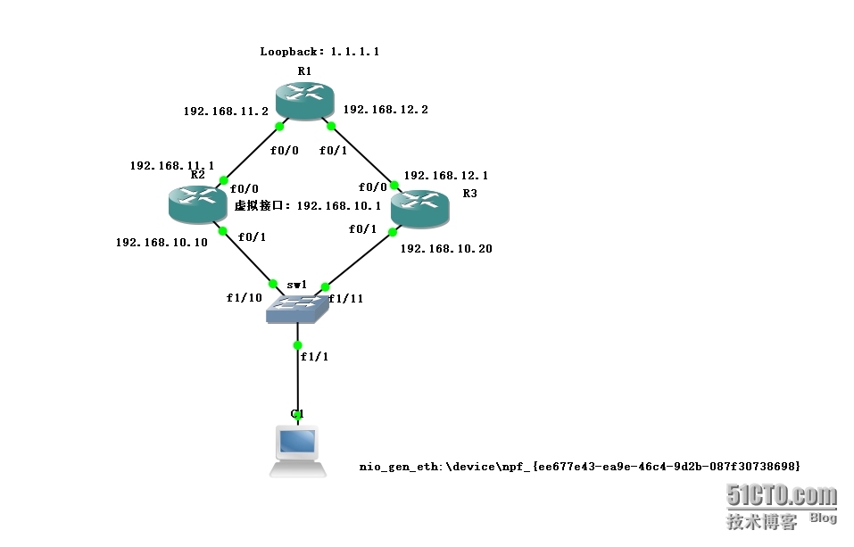 思科 GNS3 配置 HSRP 热备份选择协议_HSRP