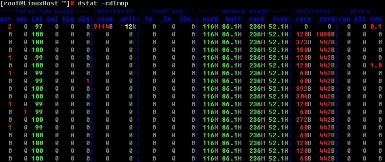 Linux下进程管理工具之（一）：dstat_替代vmstat_04